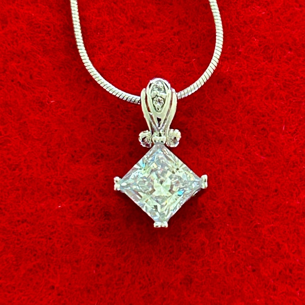 Diamonique necklace